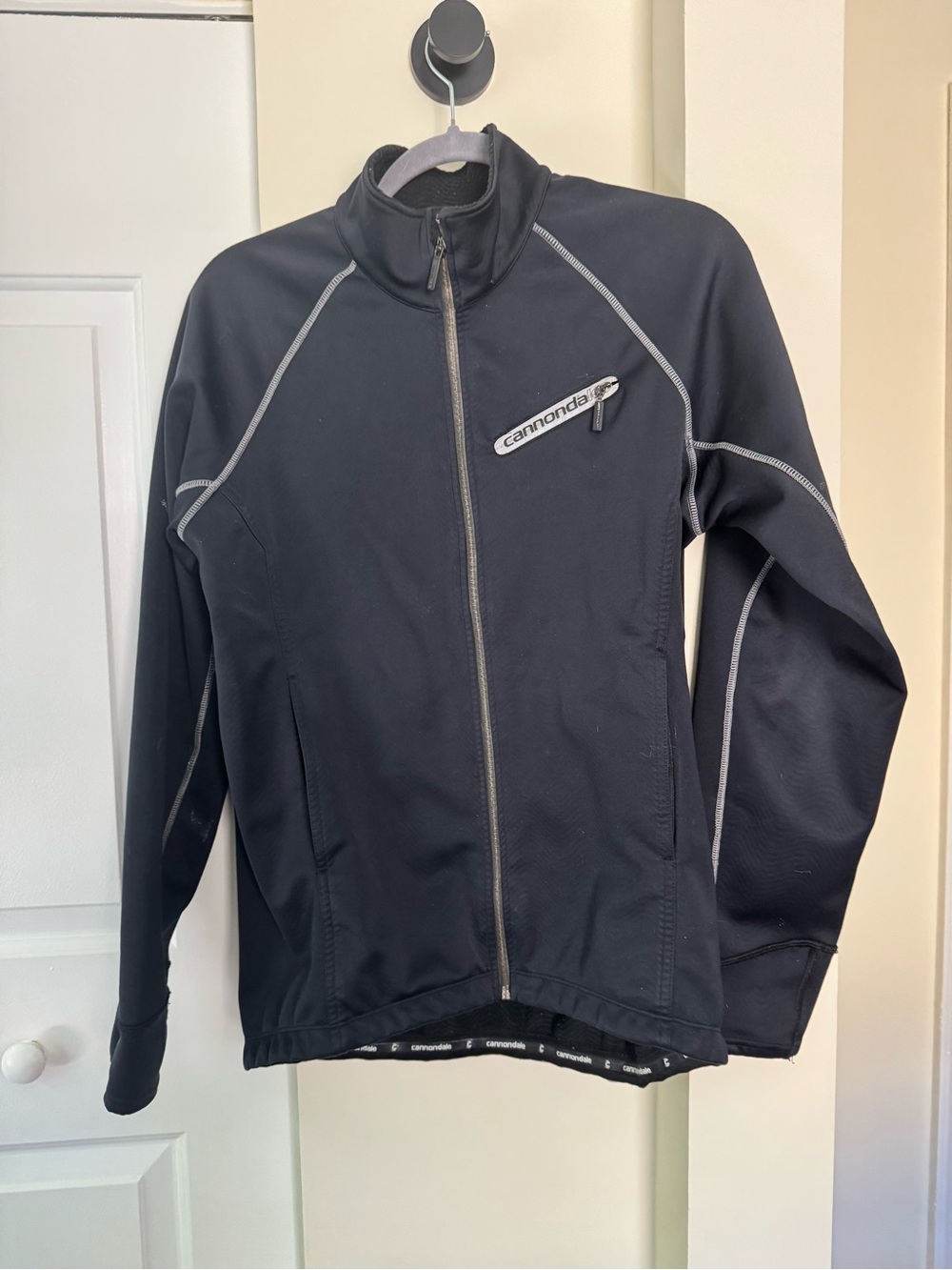 Cannondale Men's Black Cycling Quadte Carbon Technology Performance Jacket